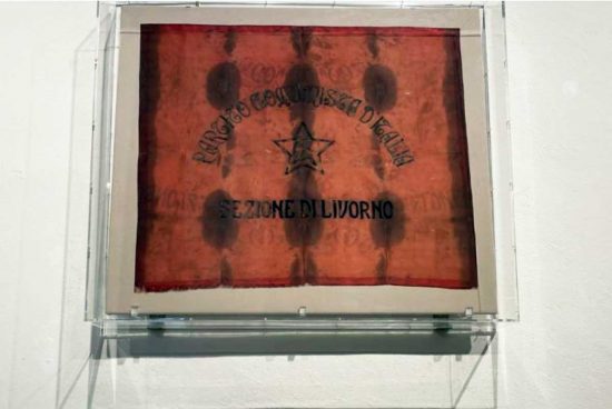 Comune di Livorno - La bandiera del Partito comunista d'Italia del 21 gennaio 1921