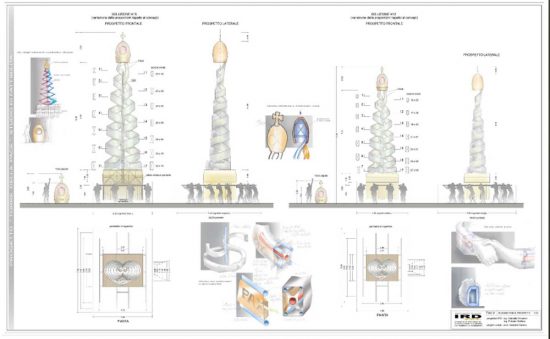 Frosinone - Il progetto della Torre della pace