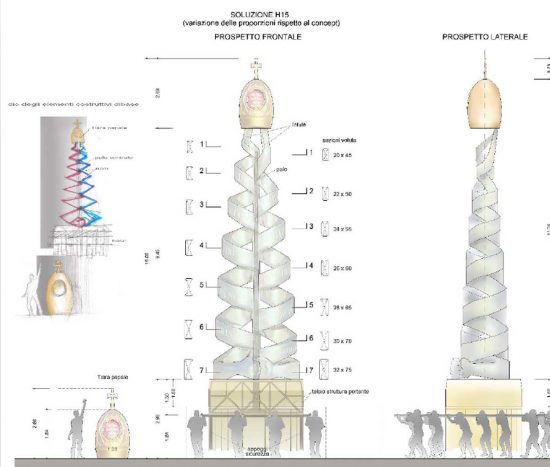 Frosinone - Il progetto della Torre della pace