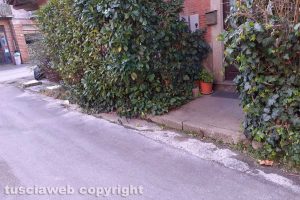 Viterbo - L'asfaltatura alla Quercia