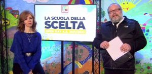 Viterbo - Il presidente di Juppiter Salvatore Regoli e la preside della scuola Fantappié Valeria Monacelli