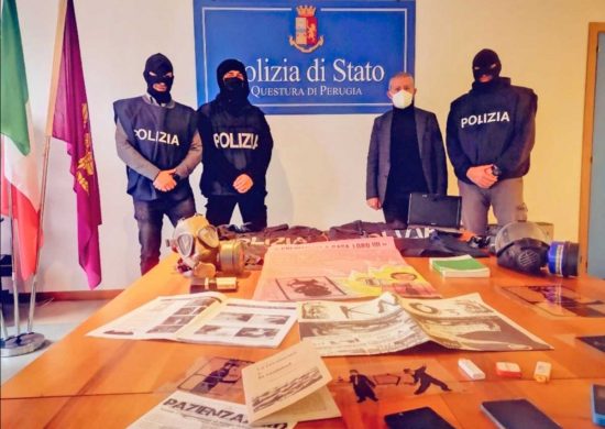 Il blitz della polizia
