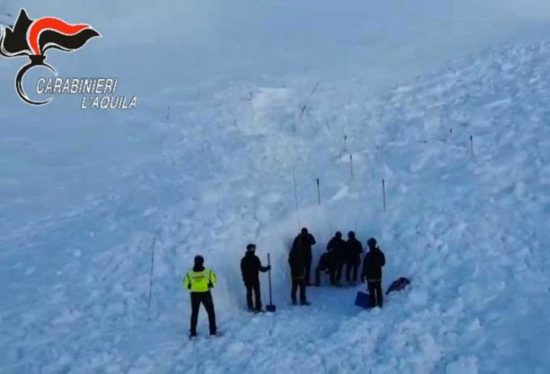 Il recupero dei corpi degli escursionisti