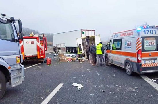 L'incidente sulla A14