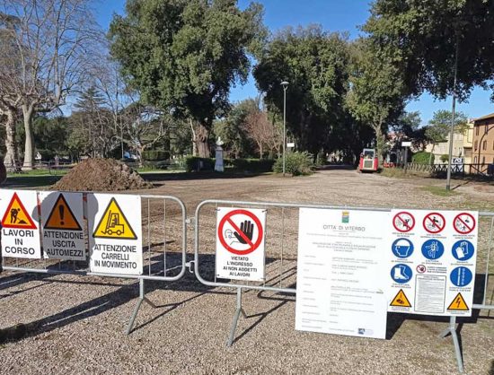 Viterbo - Pratogiardino Battisti - Partiti i lavori