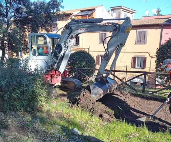 Viterbo - Pratogiardino Battisti - Partiti i lavori