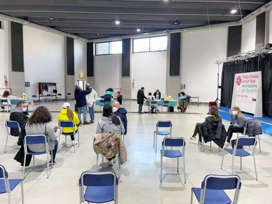 Viterbo - Centro di vaccinazione anti Covid alla Grotticella