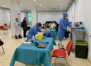Centro vaccinazioni a Civita Castellana