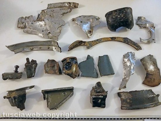 Graffignano - Alcune parti recuperate dell'A-36