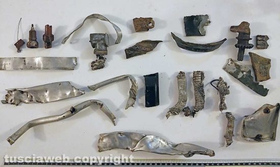 Graffignano - Alcune parti recuperate dell'A-36