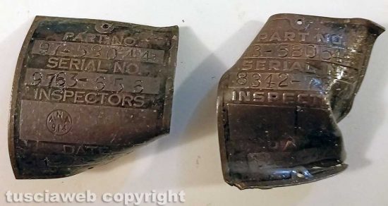 Graffignano - Alcune parti recuperate dell'A-36