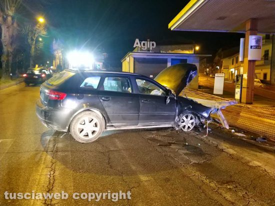 Montefiascone - L'incidente sulla Umbro Casentinese