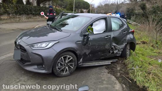 Montefiascone - Lo schianto sulla Cassia