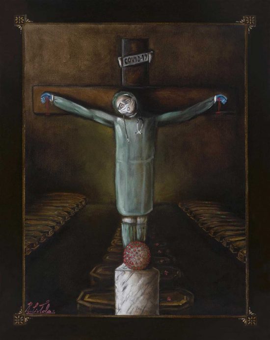 L'opera di Raffaele Ciotola dedicata alle vittime del Coronavirus