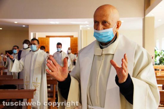 Viterbo - La messa per i 10 anni di Lino Fumagalli