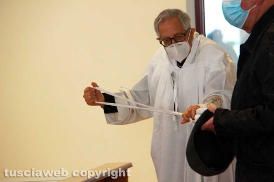 Viterbo - La messa per i 10 anni di Lino Fumagalli