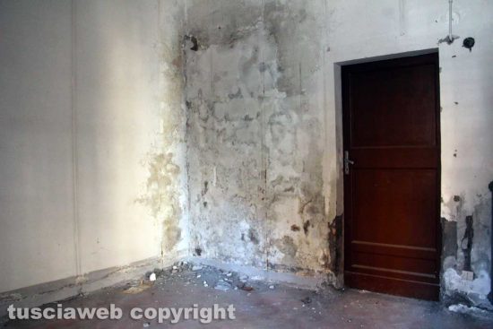 Viterbo - I locali dove erano conservati i fondi antichi della biblioteca comunale