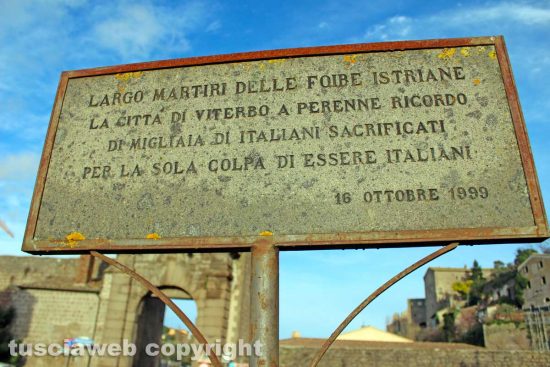Viterbo - Foibe - Il Giorno del ricordo