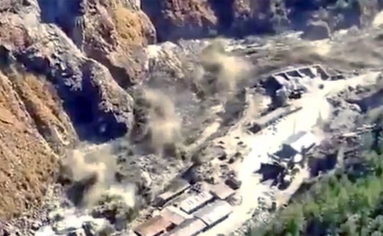 L'esondazione del fiume Alaknanda