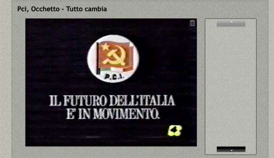 Uno spot elettorale del Pci
