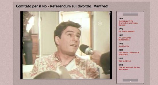 Lo spot per il No all'abrogazione della legge sul divorzio