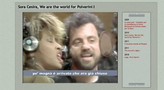 Lo spot We are the world for Polverini