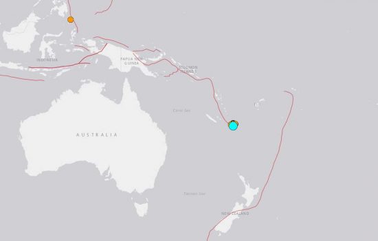 Il terremoto in Nuova Caledonia
