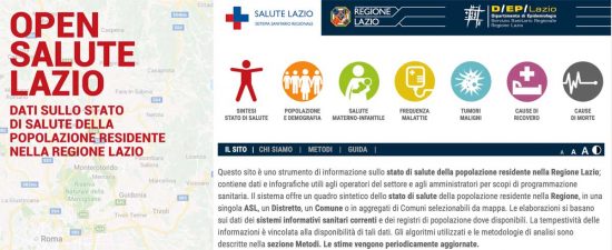 Il portale Open Salute Lazio