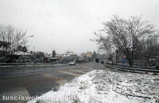 La neve a Vitorchiano