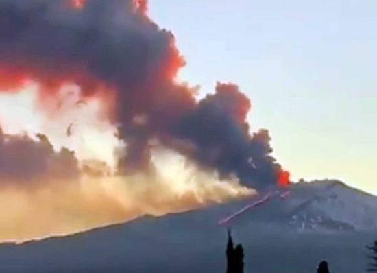 L'eruzione dell'Etna