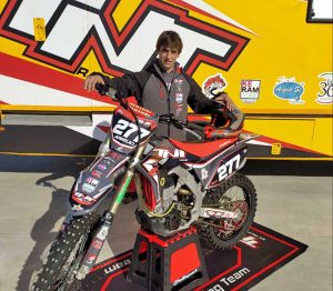 Sport - Motocross - Alessandro Brugnoni sulla Honda del team Tnt