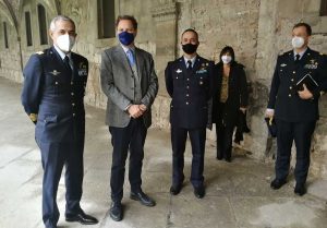 Viterbo - I vertici delle scuole dell'aeronautica militare all'Unitus