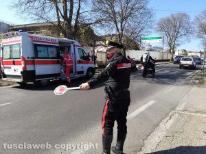 Montefiascone - Tamponamento sulla Cassia Nord