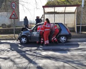 Montefiascone - Tamponamento sulla Cassia Nord