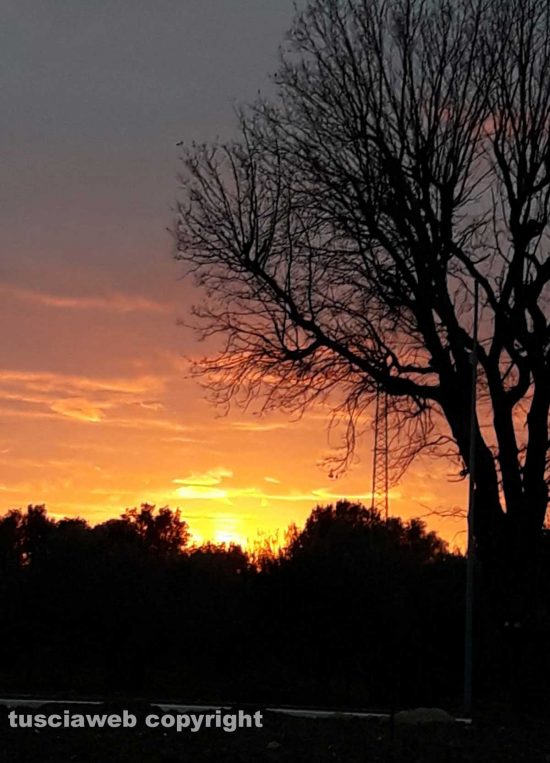 Tramonto a Viterbo