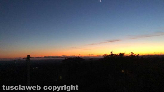 Tramonto a Montefiascone