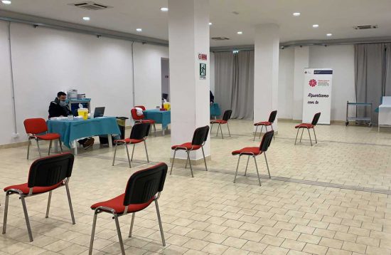 Centro vaccinazioni a Civita Castellana
