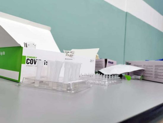 Montefiascone - Lo screening Covid all'Iiss Dalla Chiesa