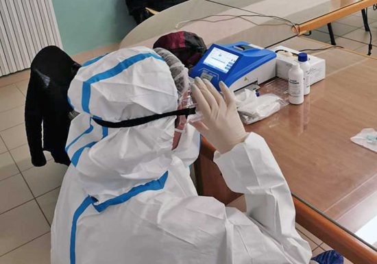 Montefiascone - Lo screening Covid all'Iiss Dalla Chiesa