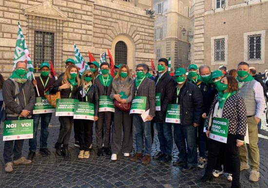 La Fai Cisl alla manifestazione di oggi