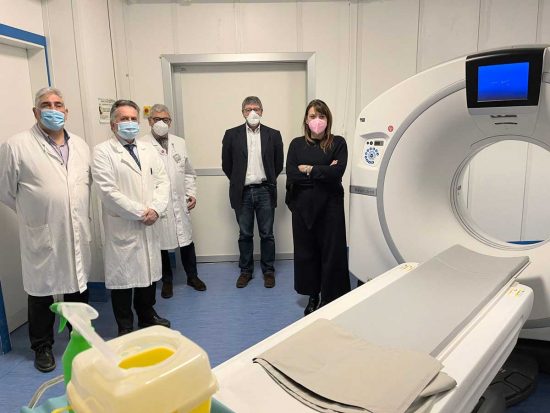La nuova Tac del pronto soccorso di Belcolle