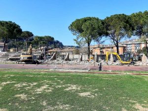 Orte - Lavori in corso allo stadio Gildo Filesi