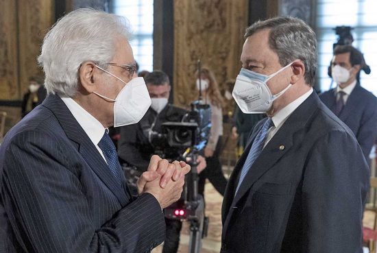 Sergio Mattarella e Mario Draghi