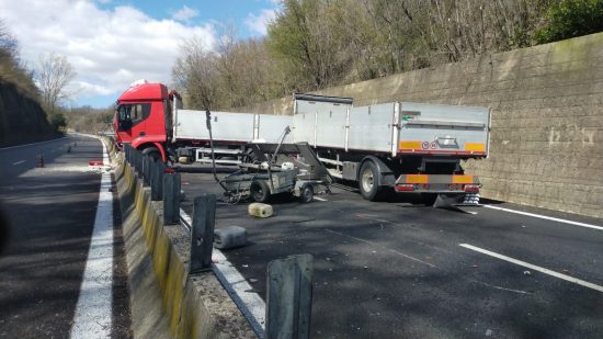 Orte - Incidente sulla superstrada 