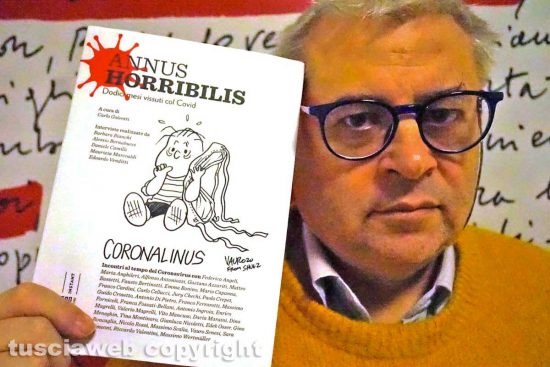Carlo Galeotti col libro Annus Horribilis