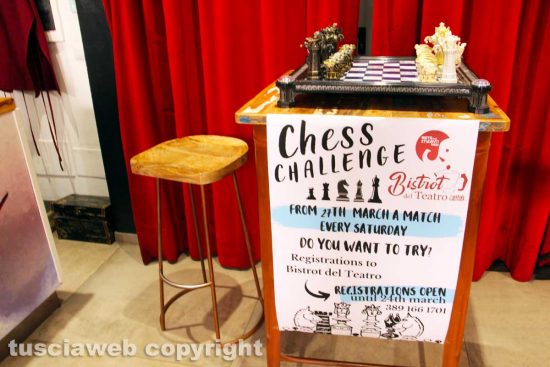 Viterbo - Il torneo di scacchi del Bistrot