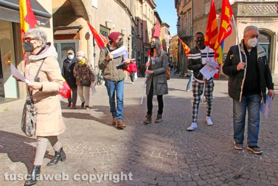 Viterbo - Covid, la mobilitazione dell'Usb