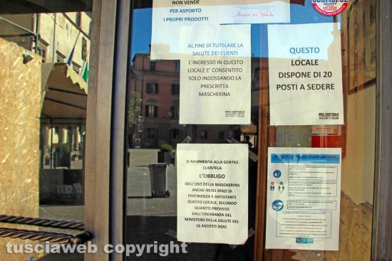 Viterbo - Primo giorno del nuovo lockdown