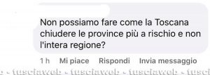 I commenti dei lettori agli articoli di Tusciaweb sulla zona rossa nel Lazio da lunedì 15 marzo
