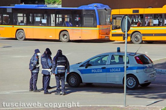 Viterbo - Primo giorno del nuovo lockdown